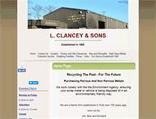 Tablet Screenshot of clanceysofyork.co.uk